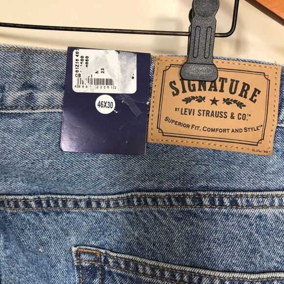 Levi’s Mens Relaxed Fit Medium Wash Jeans Size 46x30 Big & Tall Levi Strauss - Picture 4 of 9